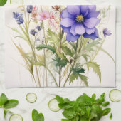Blumengestaltete Teetücher, Wildblumen Geschirrtuc Geschirrtuch (Gefaltet)