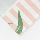 Blumengestanzte Stats Babydecke Fleecedecke (Ecke)