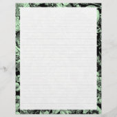 Blumengestationery [zweiseitig, beherrscht] flyer (Hinten)