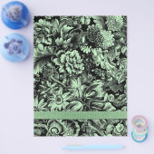 Blumengestationery [zweiseitig, beherrscht] flyer (Einzeln)