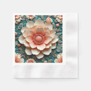 Blumengesteck Luxuriöser Botanischer Tischschmuck Serviette