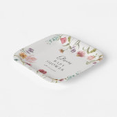 Blumengesteck Tee Baby Shower Teller (Gewinkelt)