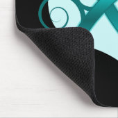 Blumengestein - Ovarialkarzinom Mousepad (Ecke)