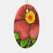 Blumengestein "Wilder Roae" Keramik Ornament (Rechts)