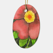 Blumengestein "Wilder Roae" Keramik Ornament (Links)