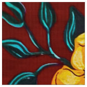 Blumengestein Wonders Fabric Stoff (Nahaufnahme)