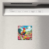 Blumengestelle/Federhirsche/Hühnerbilder Magnet (In Situ (Geschirrspüler))