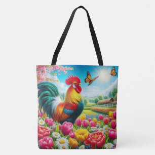 Blumengestelle/Federhirsche/Hühnerbilder Tasche
