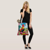 Blumengestelle/Federhirsche/Hühnerbilder Tasche (Am Model)