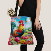 Blumengestelle/Federhirsche/Hühnerbilder Tasche (Von Nahem)