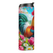 Blumengestelle/Federhirsche/Hühnerbilder Thermosbecher (Nach links gedreht)