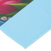 Blumengestelle/Federhirsche/Hühnerbilder Tischdecke (Schrägansicht)