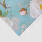 Blumengestelle im Aquamarinen Anzug Entdeckungsrei Seidenpapier (Ausschnitt)