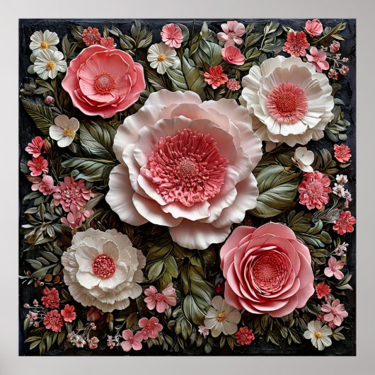 Blumengestelle Poster (Vorne)