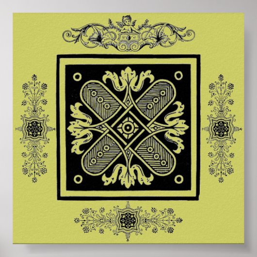 Blumengestelle Poster (Vorne)