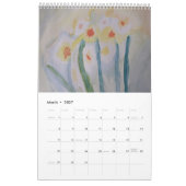 Blumengewässer Art by MintCake100 Kalender 2024 (Mär 2027)