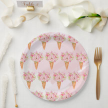 Blumengewässer Eiscreme Brautparty