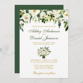 Blumengewässer Grüne Goldmedaille Einladung BG (Vorne/Hinten)