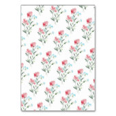 Blumengewässer Hochzeitstisch Tischnummer (Rückseite)