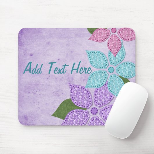 Blumengewebe Mousepad (Mit Mouse)