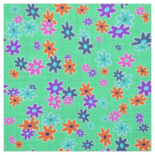 Blumengewebe nahtlos Muster farbig Stoff (Muster)