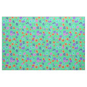 Blumengewebe nahtlos Muster farbig Stoff (Fat Quarter (45,7 x 55,9 cm))