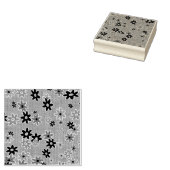 Blumengewebe nahtlos Muster gefärbt 1 Gummistempel (Stempel)