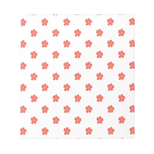 Blumengewebe Notizblock (Vorderseite)