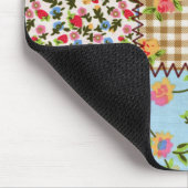 Blumengewebe-Patchwork Mousepad (Ecke)
