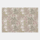 Blumengewiesen-Träume Wildblumen Botanicals Geschenkpapier Set (Vorderseite 2)