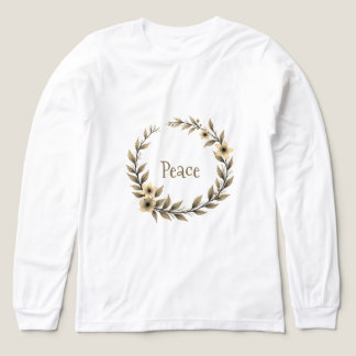 Blumengewinde einfach Tri-Blend shirt