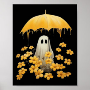 Blumenghost-Geist im waldgotischen Poster