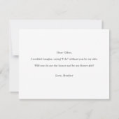 BlumenGirlande Einladung (Rückseite)