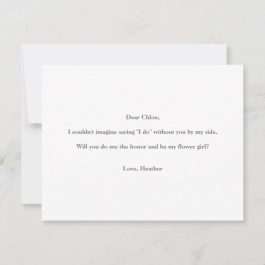 BlumenGirlande Einladung (Rückseite)