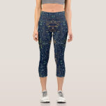 Blumengitarre Capri Leggings<br><div class="desc">Blumengitarre Leggings Art MIGNED Painting</div>