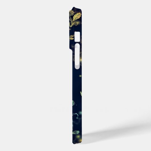 Blumengitarre iPhone Case Art Malerei (Rückseite / Links)