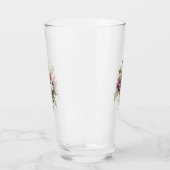 Blumenglas-Tumbler mit Blumen Glas (Links)