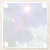 BlumenglasUntersetzer Glasuntersetzer (Rückseite)