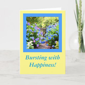 BlumenGlückwunschkarte Karte