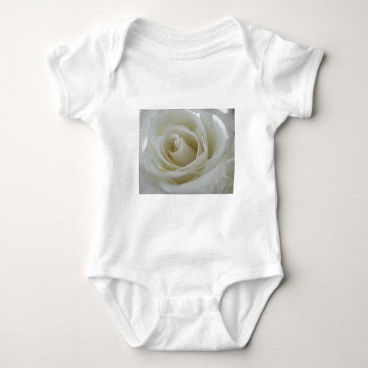 Blumenglühen Baby Strampler (Vorderseite)