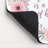 Blumenglühen des Lehrers Mousepad (Ecke)