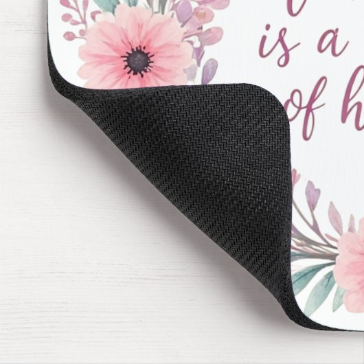 Blumenglühen des Lehrers Mousepad (Ecke)