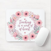 Blumenglühen des Lehrers Mousepad (Mit Mouse)