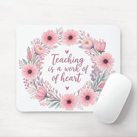 Blumenglühen des Lehrers Mousepad (Mit Mouse)