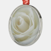 Blumenglühen Silbernes Ornament (Links)