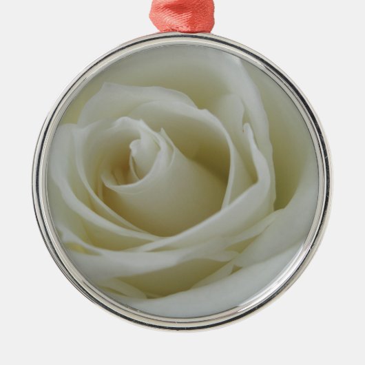 Blumenglühen Silbernes Ornament (Vorne)