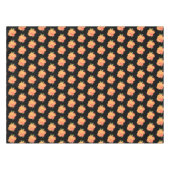 Blumengolden Orange Rose Muster Tablette Tischdecke (Vorderseite (Horizontal))