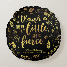 Blumengoldkleiner aber heftiger William Rundes Kissen