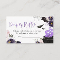 Blumengotik Halloween Coffin Diaper Raffle