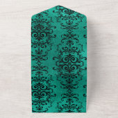 Blumengotik in einer Einladung (Außenbereich)